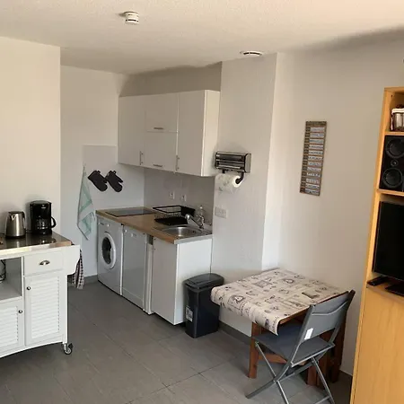 公寓 Securisee Avec Piscine, T2 Duplex, Parking Prive, Climatisation *